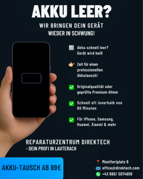 Akku schwach? Wir bringen dein Handy wieder in Bestform